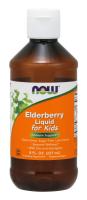 NOW Elderberry Liquid for Kids, 8 oz ~ Boost Immune System