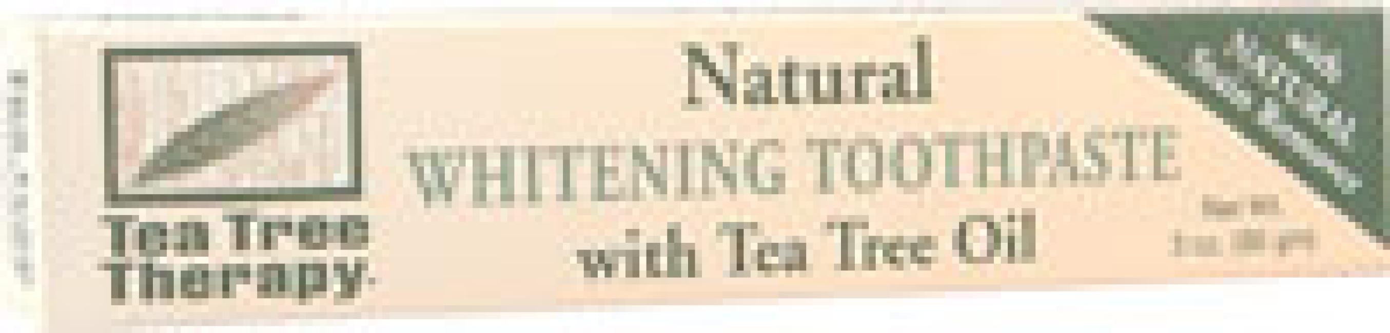 Tea Tree Therapy Natural Whitening Toothpaste -- 3 oz