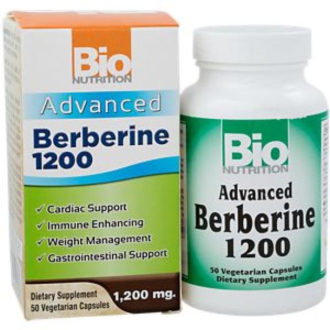 Bio NUTRITION Advanced Berberine 1200, 50 VCaps
