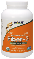 Fiber-3, Certified Organic, 1 lb