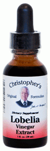 Dr. Christopher's Lobelia Herb Vinegar Extract 1 oz.