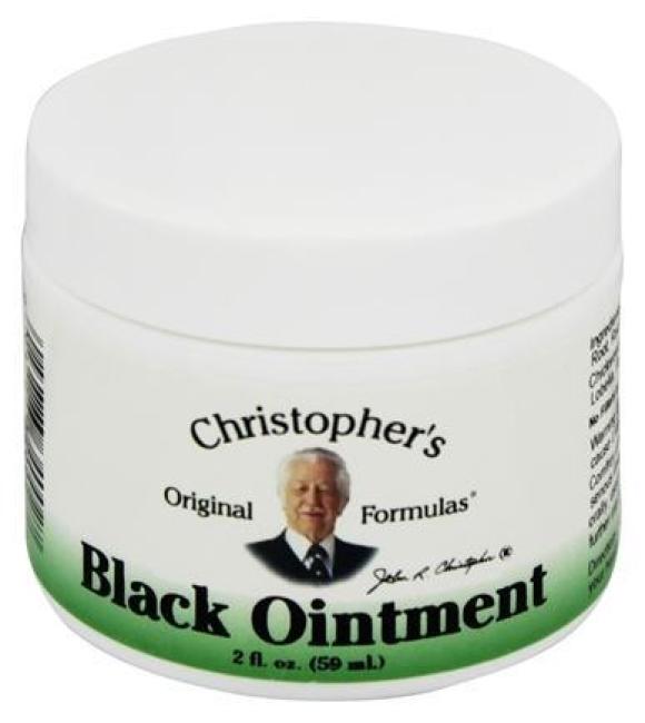 Dr. Christopher's Black Ointment, 2 oz ~ Drawing Salve