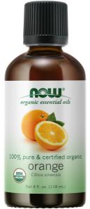 NOW Orange Oil, 100% Pure & Certified Organic, 4 oz