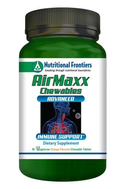 Nutritional Frontiers AirMaxx, 90 Vegan Chewable Tablets