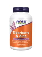 NOW Elderberry & Zinc, 90 Lozenges ~ Supports Immune System