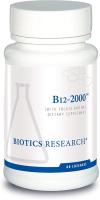 Biotics Research B12-2000, 60 Lozenges