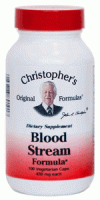 Dr. Christopher's Blood Stream Formula, 100 VCaps ~ Blood Cleanser