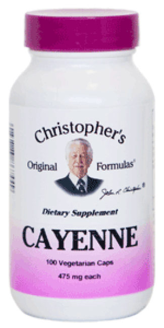 Dr. Christopher's Cayenne Pepper, 40,000 HU, 100 VCaps