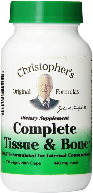 Dr. Christopher's Complete Tissue & Bone Formula (B, F &C) 100 VCaps
