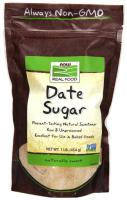 Date Sugar, 1 lb., Non-GMO, Raw & Unprocessed