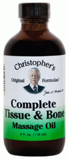 Dr. Christopher's Complete Tissue & Bone Massage Oil, 4 oz