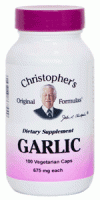 Dr. Christopher's Garlic Bulb, 100 VCaps