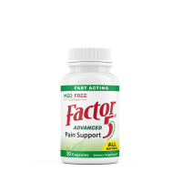 Med Free Living Factor 5 ~ Advanced Pain Support, 30 VCaps