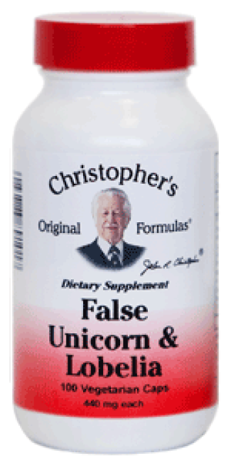 Dr. Christopher's False Unicorn & Lobelia 100 VCaps