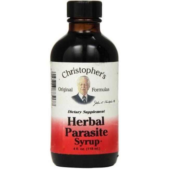 Dr. Christopher's Herbal Parasite Syrup, 4 oz ~ Removes Worms