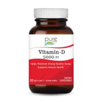 Pure Essence Vitamin-D 5000 IU 30 VCaps