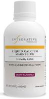 Integrative Therapeutics Liquid Calcium Magnesium - 1:1 Ca to Mg Ratio - with Vitamin D3 - Supplement for Men and Women - Berry Flavor - Gluten Free - 16 fl oz