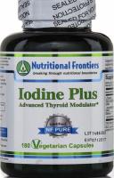 Nutritional Frontiers Iodine Plus, 180 VCaps ~ Thyroid Support