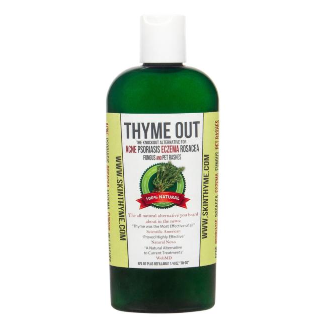 Thyme Out - The Natural Alternative for Skin Problems, 8 oz