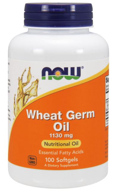 NOW Wheat Germ Oil 100 Softgels ~ Nutritional Oil