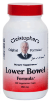 Dr. Christopher's Lower Bowel Formula, 100 VCaps ~ Colon Cleanse