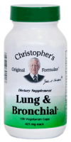 Dr. Christopher's Lung & Bronchial, 100 VCaps ~Lung Support