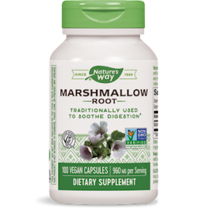 Nature's Way Marshmallow Root 455 mg, 100 VCaps ~ Protects Stomach from Acid