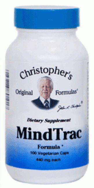 Dr. Christopher's MindTrac, 100 VCaps (Depression, Anxiety & Hyper-Activity)
