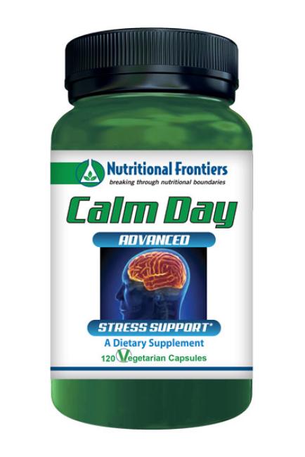 Nutritional Frontiers Calm Day, 120 VCaps ~ Anxiety & Stress Management