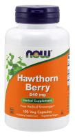 NOW Hawthorn Berry, 550 mg, 100 VCaps ~ Heart Support