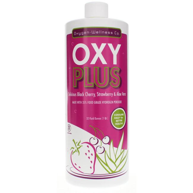 OXY-PLUS Blackcherry/Strawberry Hydrogen Peroxide, 32 oz