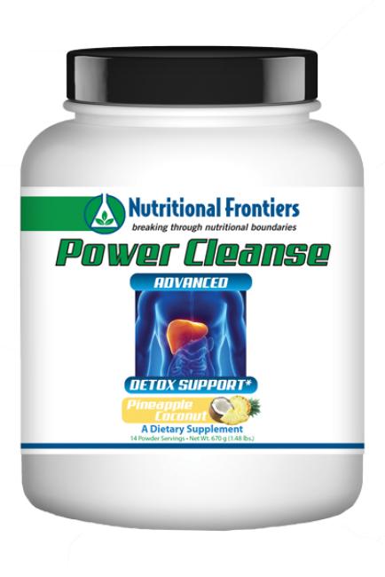 Nutritional Frontiers Power Cleanse 14 Servings Pineapple Coconut