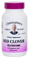 Dr. Christopher's Red Clover Blossoms, 100 VCaps