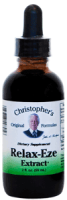 Dr. Christopher's Relax Eze, Glycerine Formula No Alcohol, 2 oz