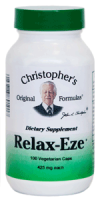 Dr. Christopher's Relax-Eze, 100 Vcaps ~ Nerve Support