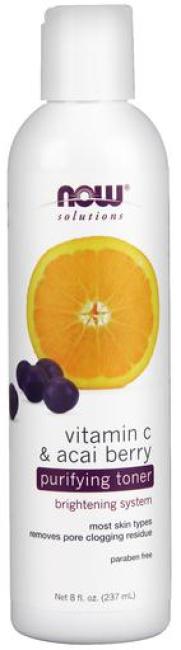 NOW Vitamin C & Acai Berry Purifying Toner 8 fl. oz.