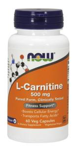 L-Carnitine 500 mg, 60 VCaps
