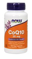 NOW CoQ10 30 mg, 120 Vcaps ~ Cellular Energy Production