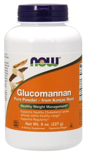 NOW Glucomannan Pure Powder 8 oz ~ Healthy Weight Management