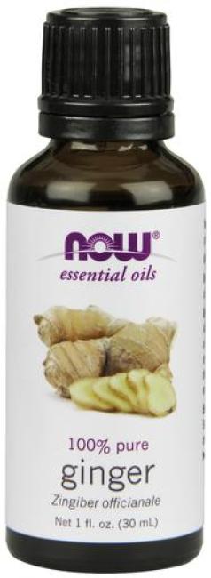 NOW Ginger Essential Oil, 1 oz.