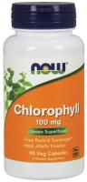 NOW Chlorophyll 100 mg 90 VCaps ~ Super Green