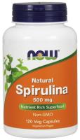 NOW Spirulina 500 mg 120 Vcaps® ~ Super Green