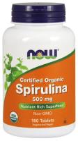 Organic Spirulina, 500 mg, 180 Tabs