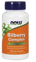 NOW Bilberry Complex 80mg 100 VCaps ~ Eye Support