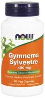 NOW Gymnema Sylvestre Ext. 400 mg, 25%, 90 VCaps ~ Healthy Blood Sugar