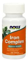 Iron Complex, Non-Constipating, 100 Tabs.