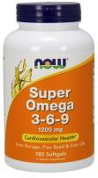 Super Omega 3-6-9 1200 mg 180 Gels (NOT VCaps)
