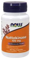 NOW Nattokinase 100 mg, 60 VCaps ~ Heart Support