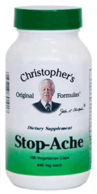 Dr. Christopher's Stop-Ache 100 VCaps ~ Alleviates Pain