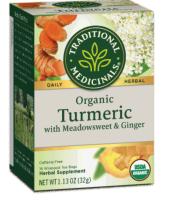 Traditional Medicinals Organic Turmeric w/Meadowsweet & Ginger Tea, 16 Bags